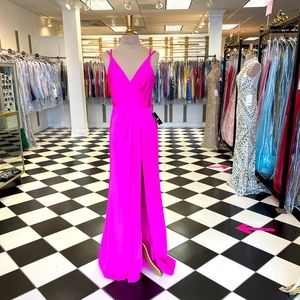 Faviana Hot Pink Dress